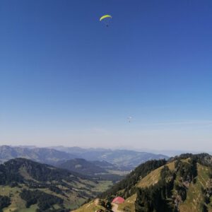 Gleitschrimfliegen am Hochgrat